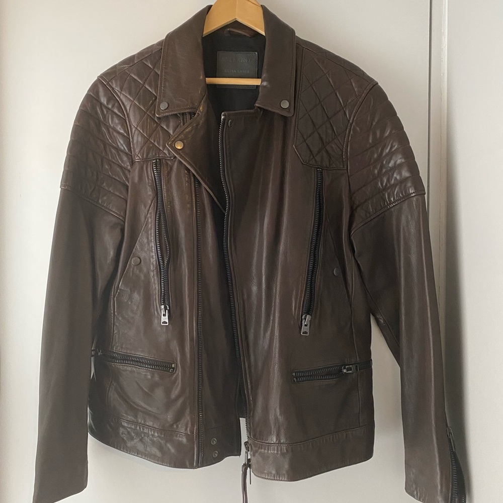 COPY - ALLSAINTS LEATHER BIKER JACKET